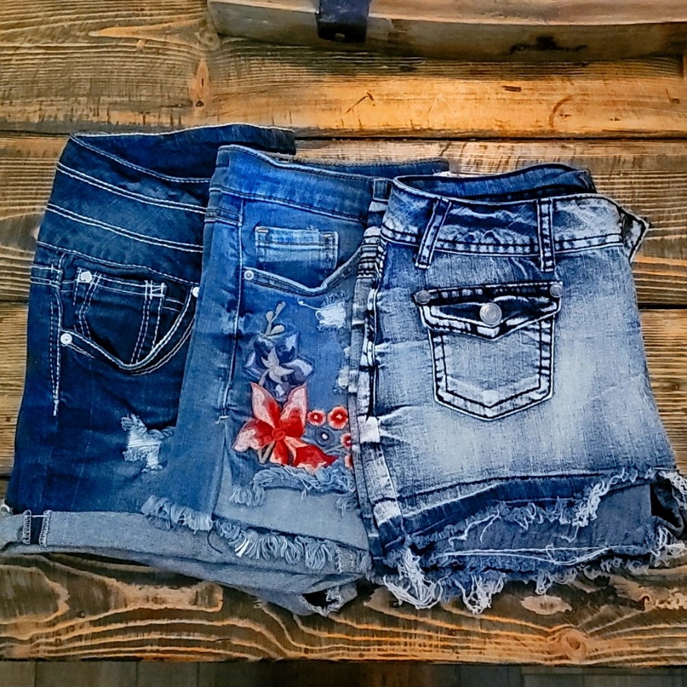 3 Jean Denim Shorts 11
